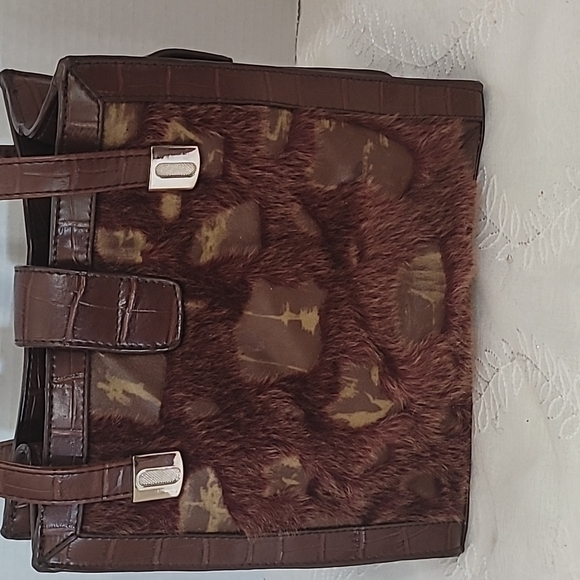 Vintage Women's Small Handbag Animal Print - Picture 3 of 12